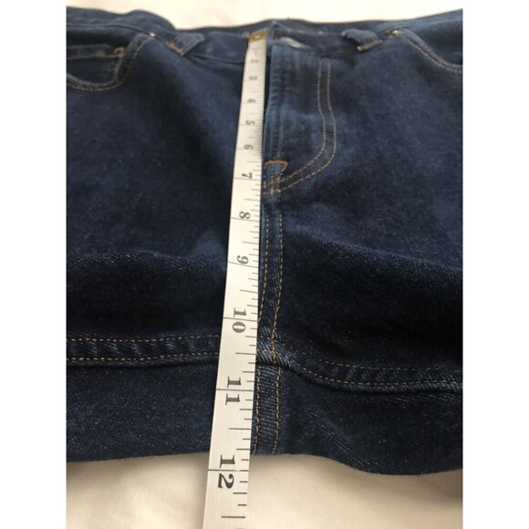 Everlane Mens Uniform The Slim Jean Size 33 Dark Wash Denim Organic Cotton - Picture 6 of 7